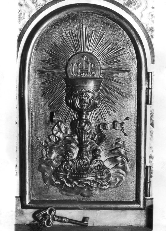 sportello di tabernacolo, elemento d'insieme - ambito romano (prima met&agr